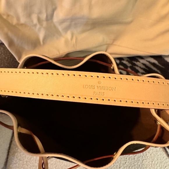 ✨AUTHENTIC✨ Louis Vuitton Monogram Noe Shoulder Bag -Vintage/Repaired … - Picture 14 of 17